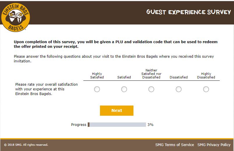 How to Participate in the Einstein Bros. Bagels Survey